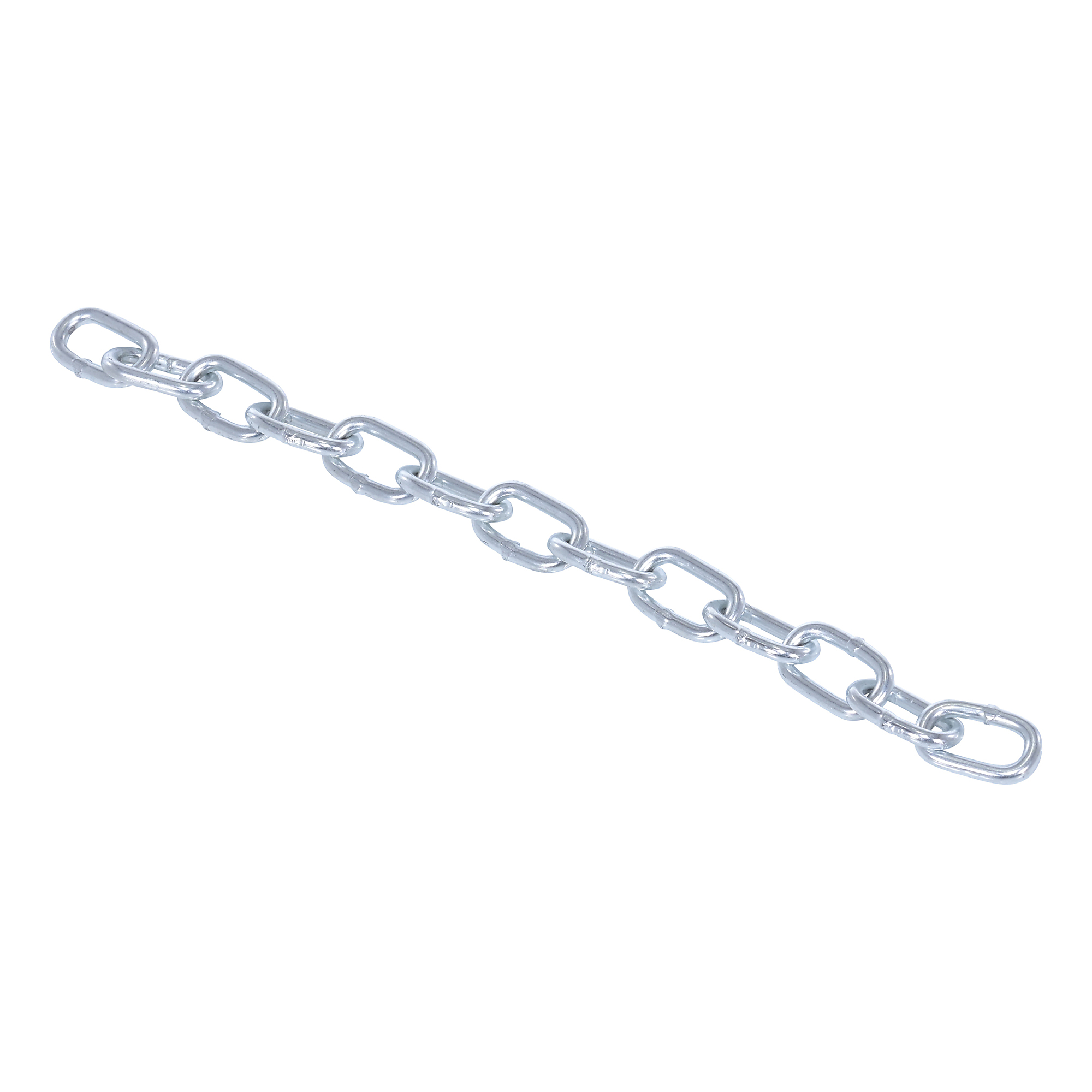 Vestil Galvanized Steel Bollard Safety Chain — 3/16in. Thickness, Silver, Per Foot, Model# CHAIN-316-PF-GALV